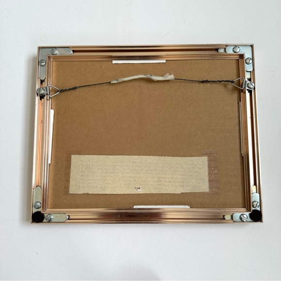 Vintage Birch Bark Art in Frame - Picture 5 of 6